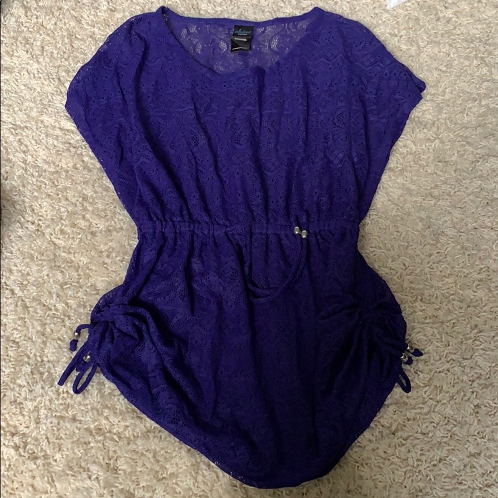 Cinch Laced Swim Coverup